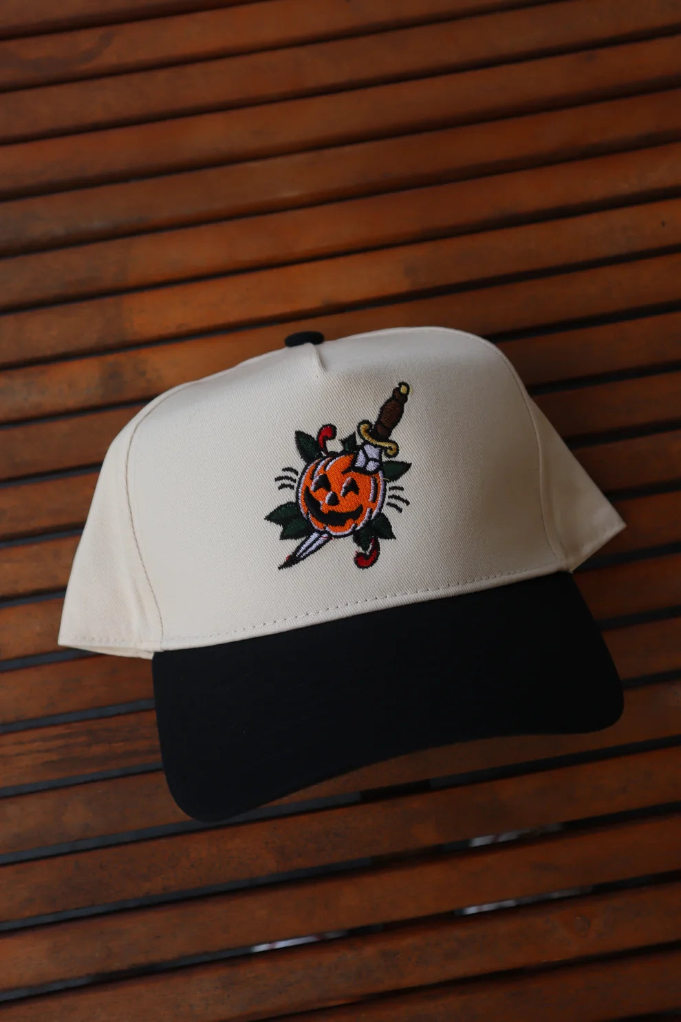 Embroidered American Traditional Pumpkins Baseball Cap