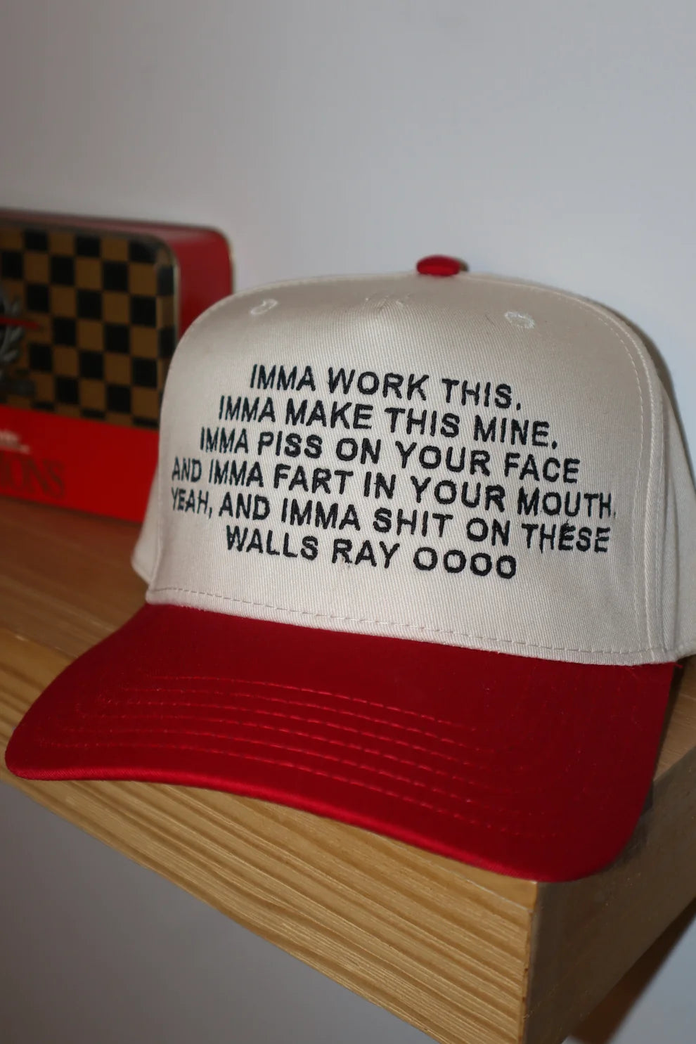 Embroidered Ima Work This Ray Baseball Cap