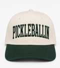 Embroidered Pickleballin' Baseball Cap