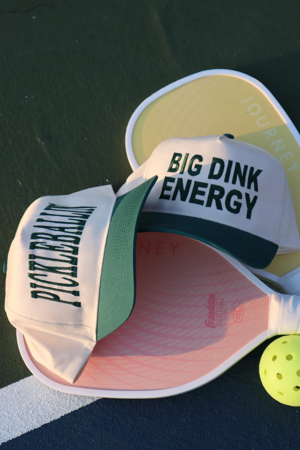 Embroidered Pickleballin' Baseball Cap