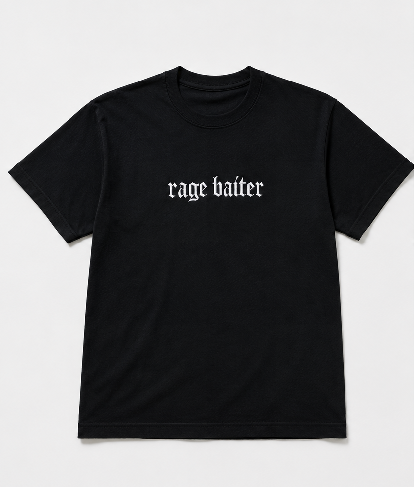 Embroidered Rage Baiter T-Shirt