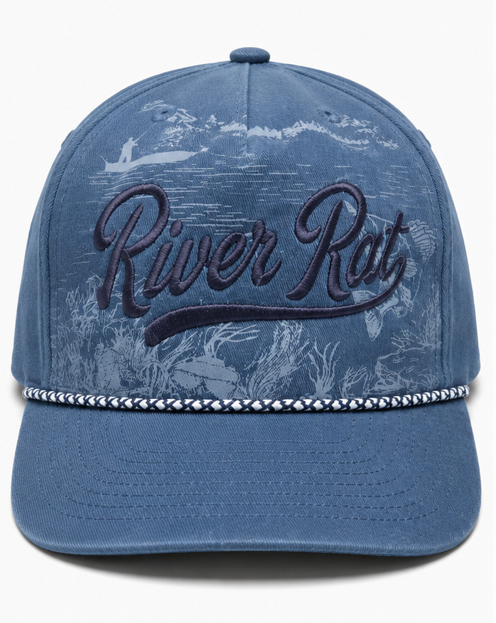 Embroidered River Rat Hat
