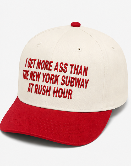 Embroidered I Get More As Than The New York Subway Baseball Cap