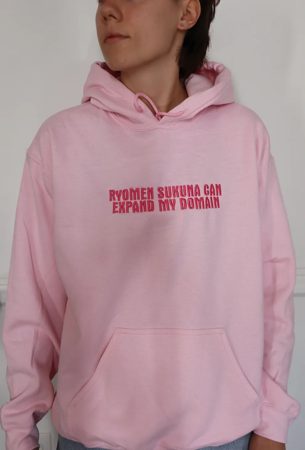 Embroidered Ryomen Sukuna Can Expand My Domain Crewneck or Hoodie