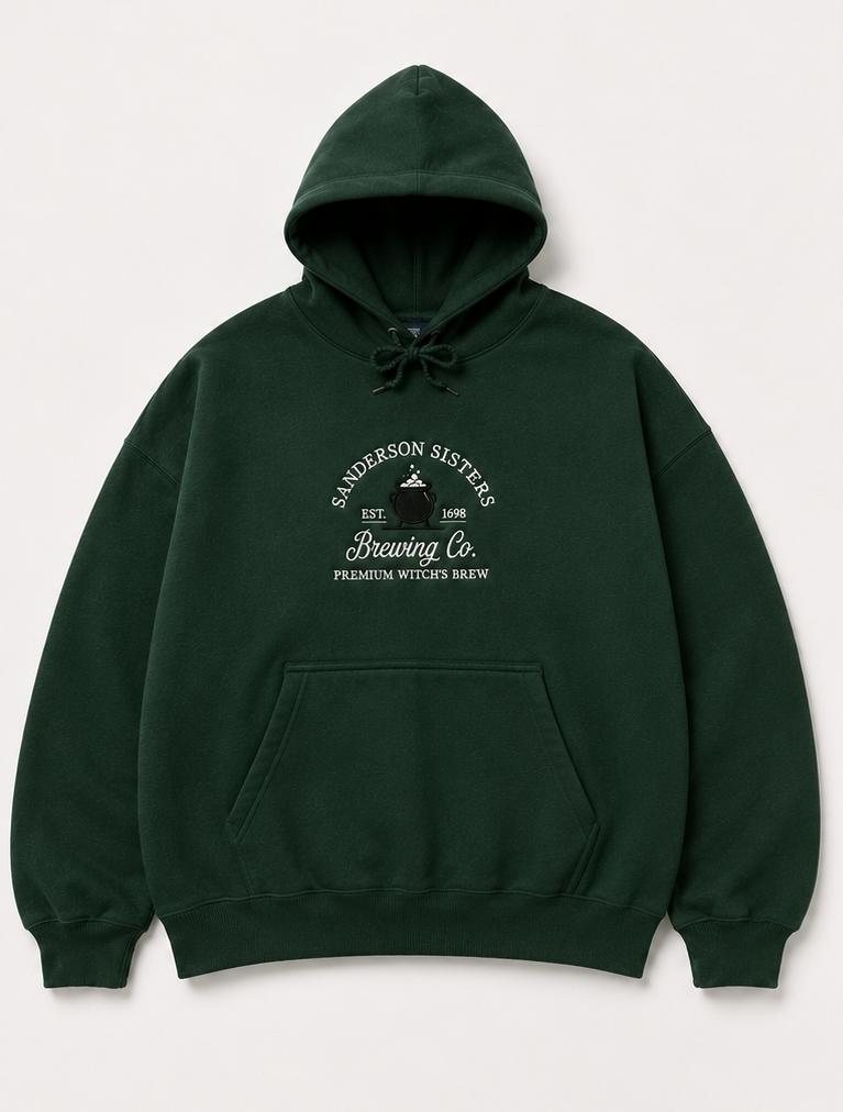 Embroidered Halloween Sanderson Sister's Crewneck or Hoodie