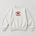 Embroidered Christmas Santa I Know Him Crewneck or Hoodie