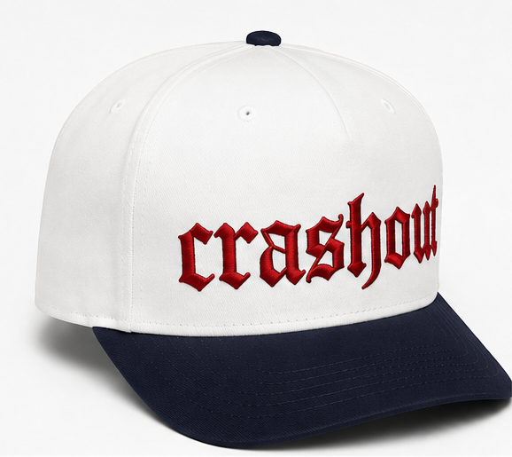 Embroidered Crashout Baseball Cap