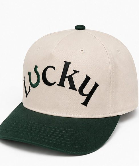 Embroidered Lucky Horseshoe Baseball Cap