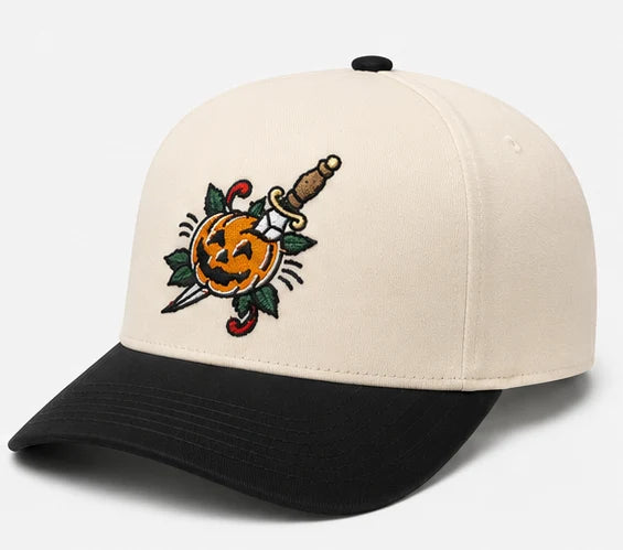Embroidered American Traditional Pumpkins Baseball Cap