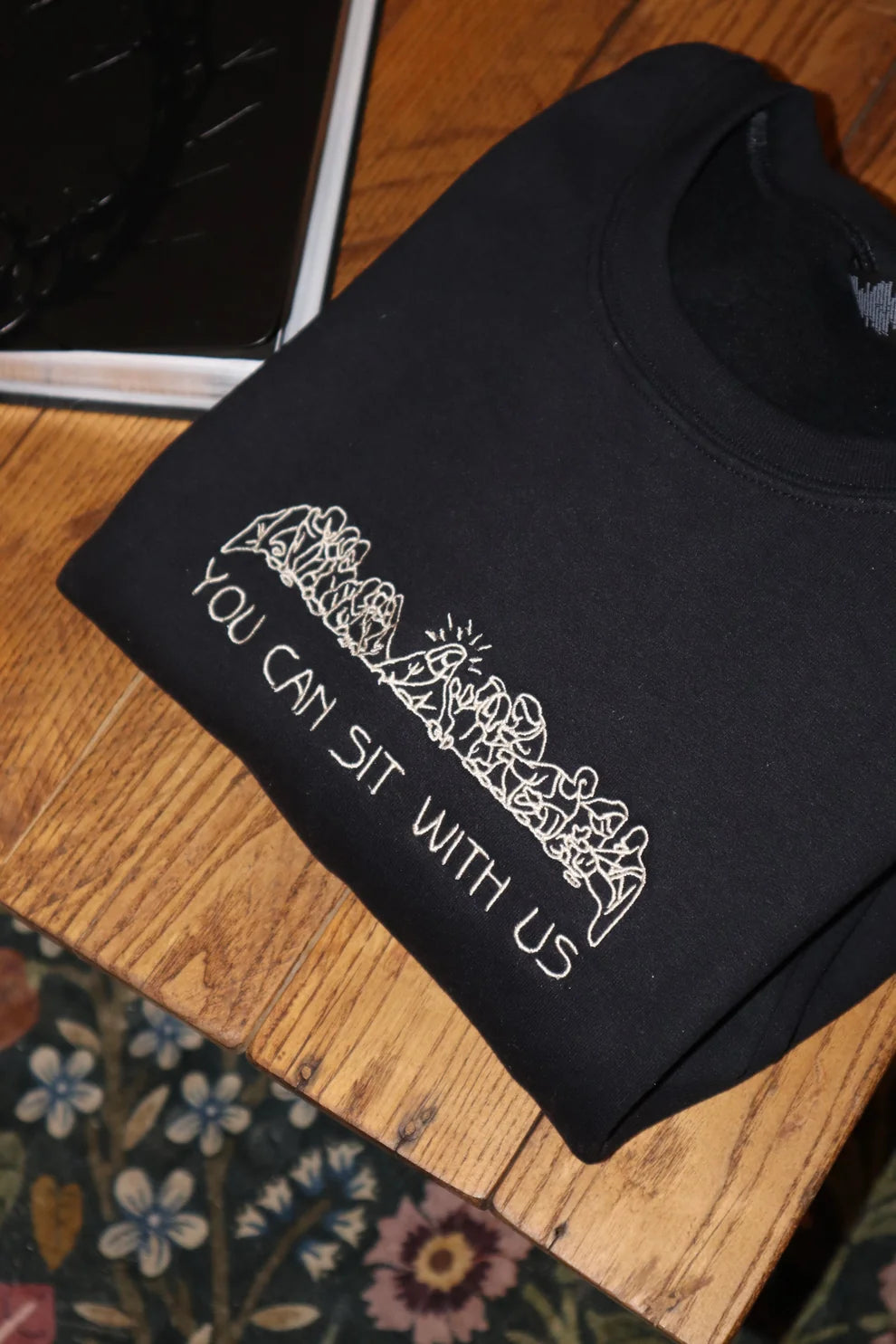 Embroidered You Can Sit With Us T-Shirt