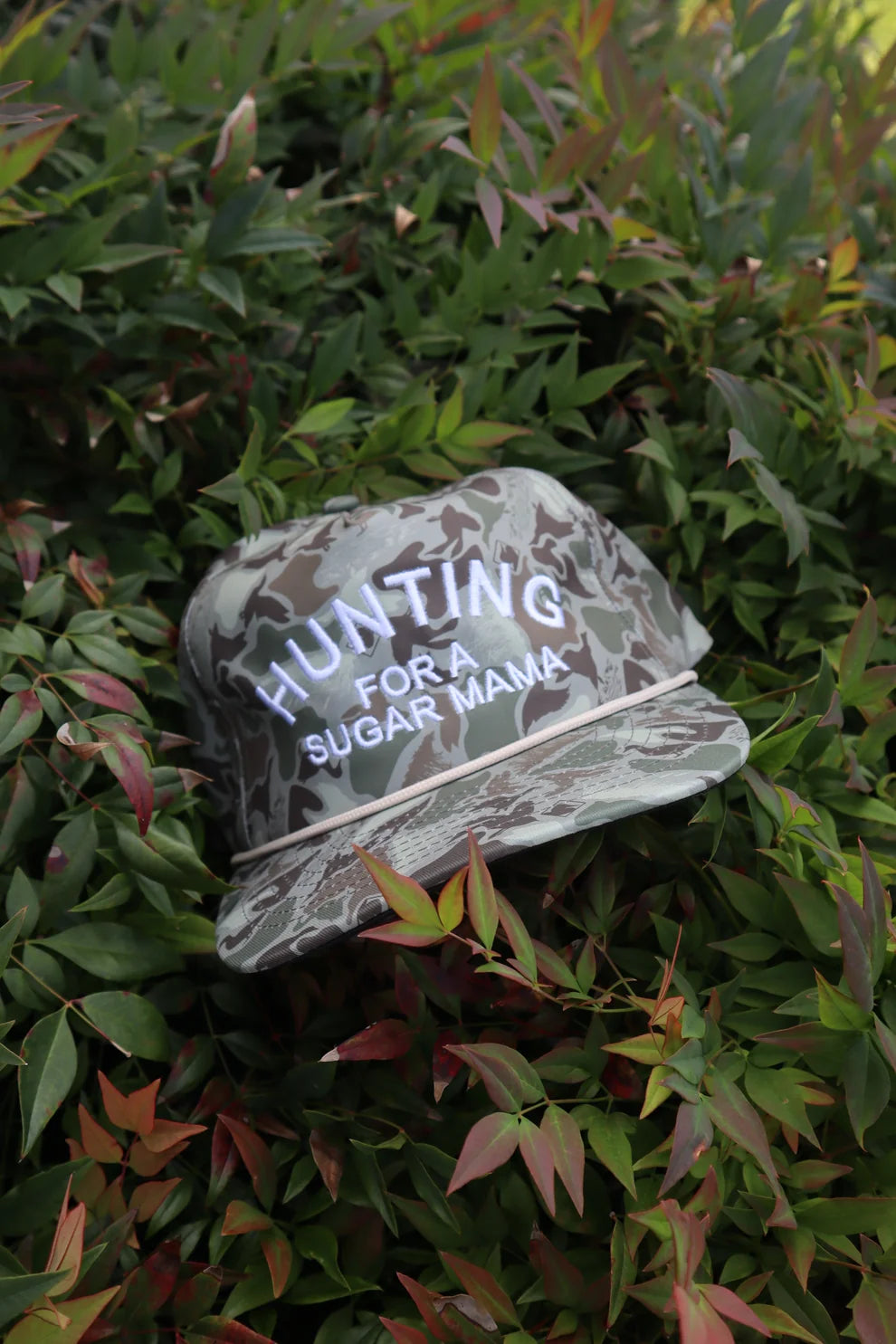 Embroidered Hunting For A Sugar Mama Hat
