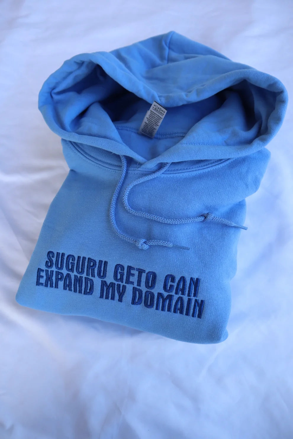 Embroidered Suguru Geto Can Expand My Domain Crewneck or Hoodie