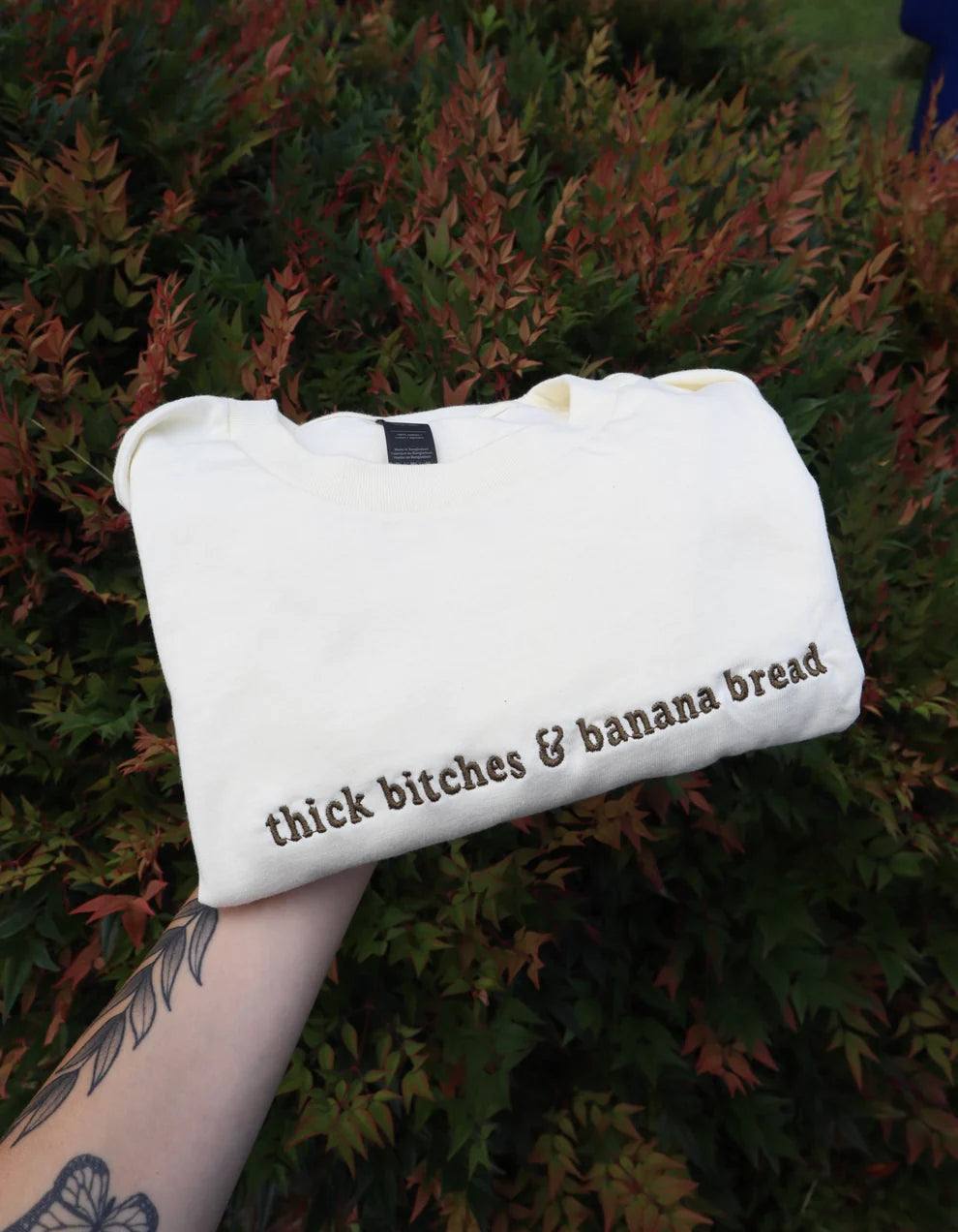Embroidered Thick Btch's and Banana Bread Baiter T-Shirt
