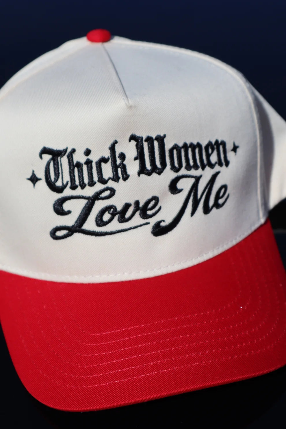 Embroidered Thick Women Love Me Baseball Cap