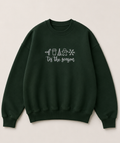 Embroidered Christmas Tis The Season Crewneck or Hoodie
