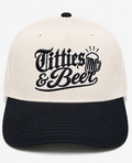Embroidered Tits and Bee Baseball Cap