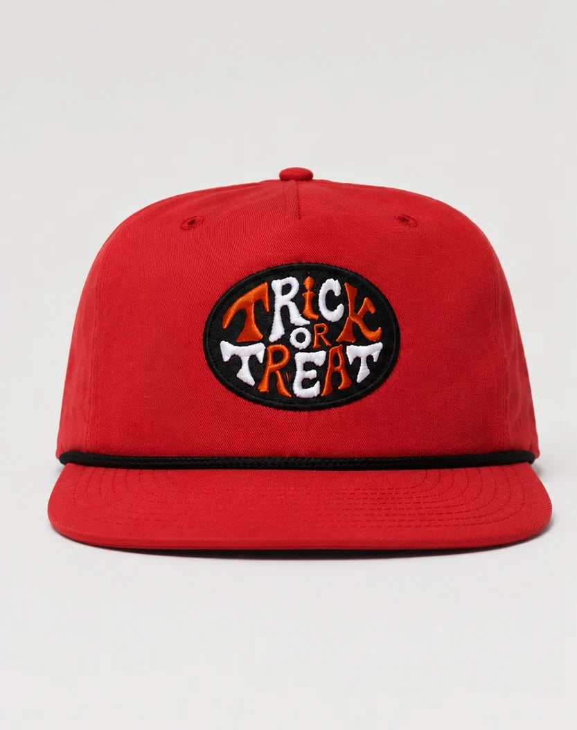 Embroidered Halloween Trick or Treat Snapback Cap