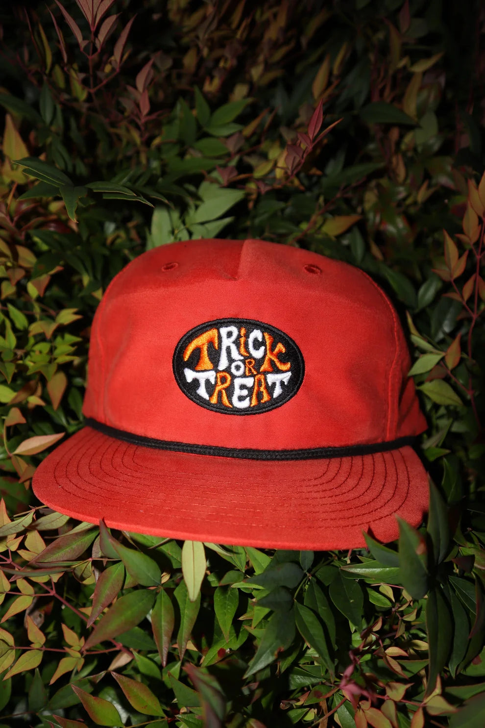 Embroidered Halloween Trick or Treat Snapback Cap
