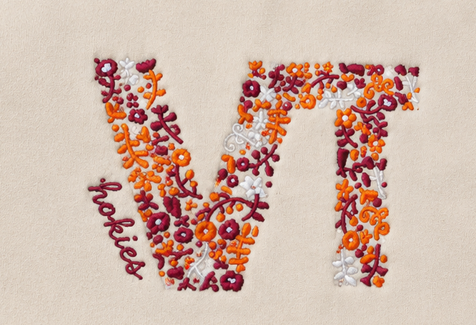 Embroidered VT Crewneck or Hoodie
