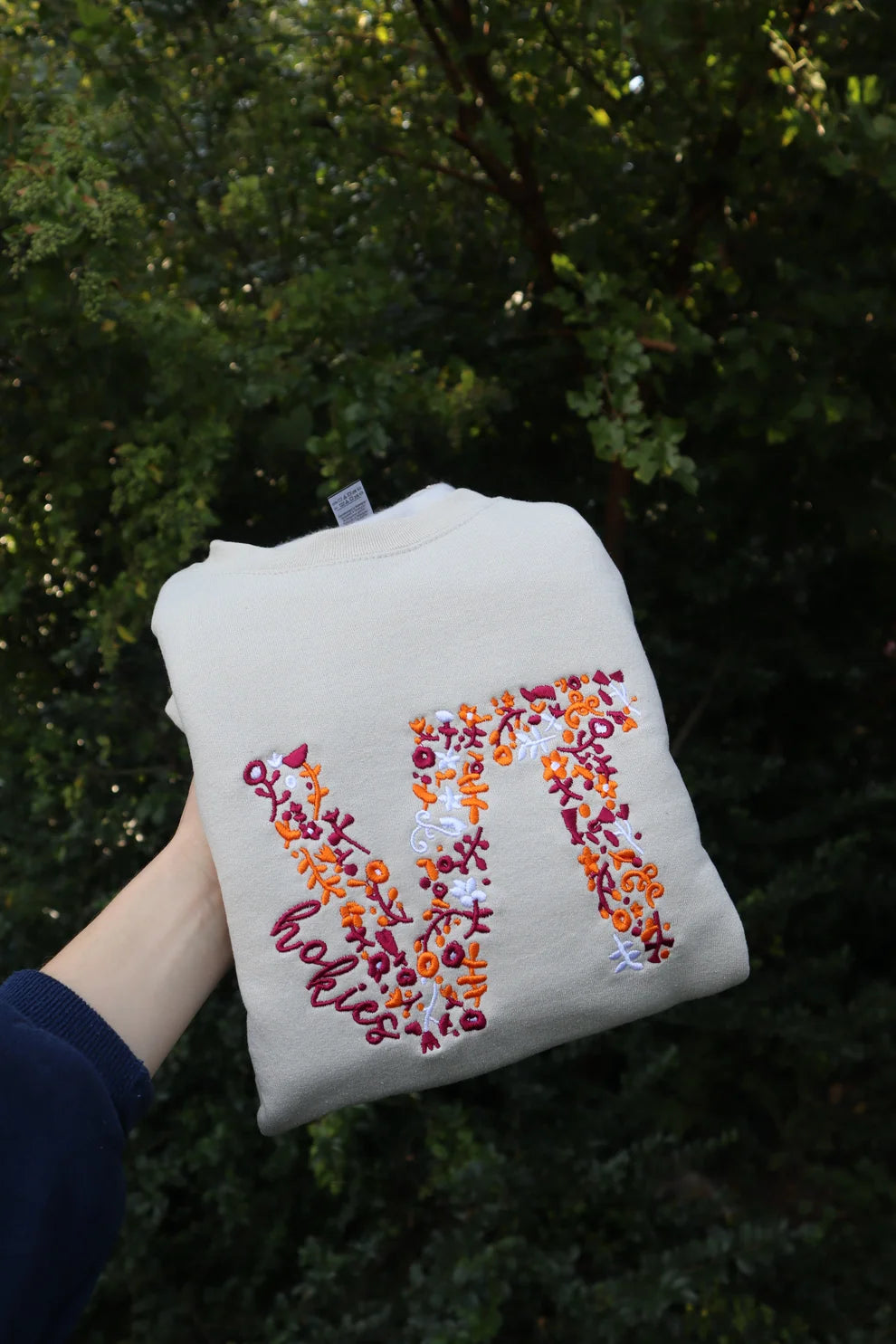 Embroidered VT Crewneck or Hoodie