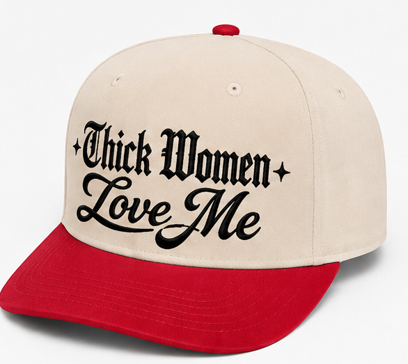 Embroidered Thick Women Love Me Baseball Cap
