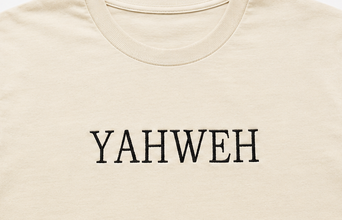 Embroidered Yahweh T-Shirt