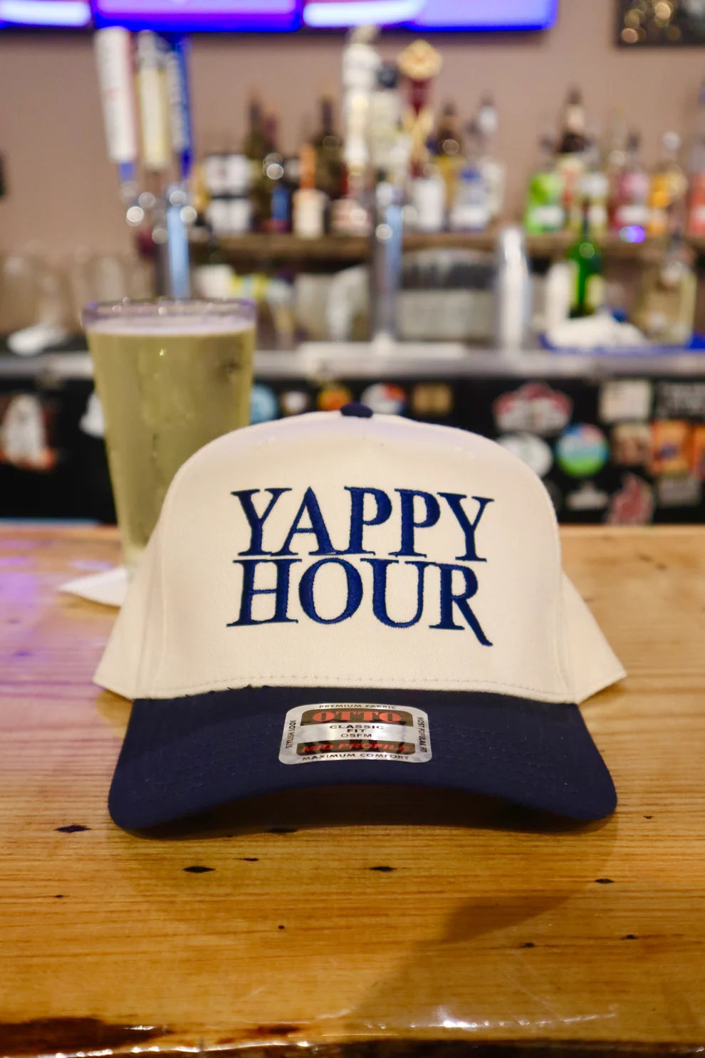 Embroidered Yappy Hour Baseball Cap