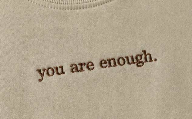 Embroidered Dear Person Behind Me Crewneck or Hoodie