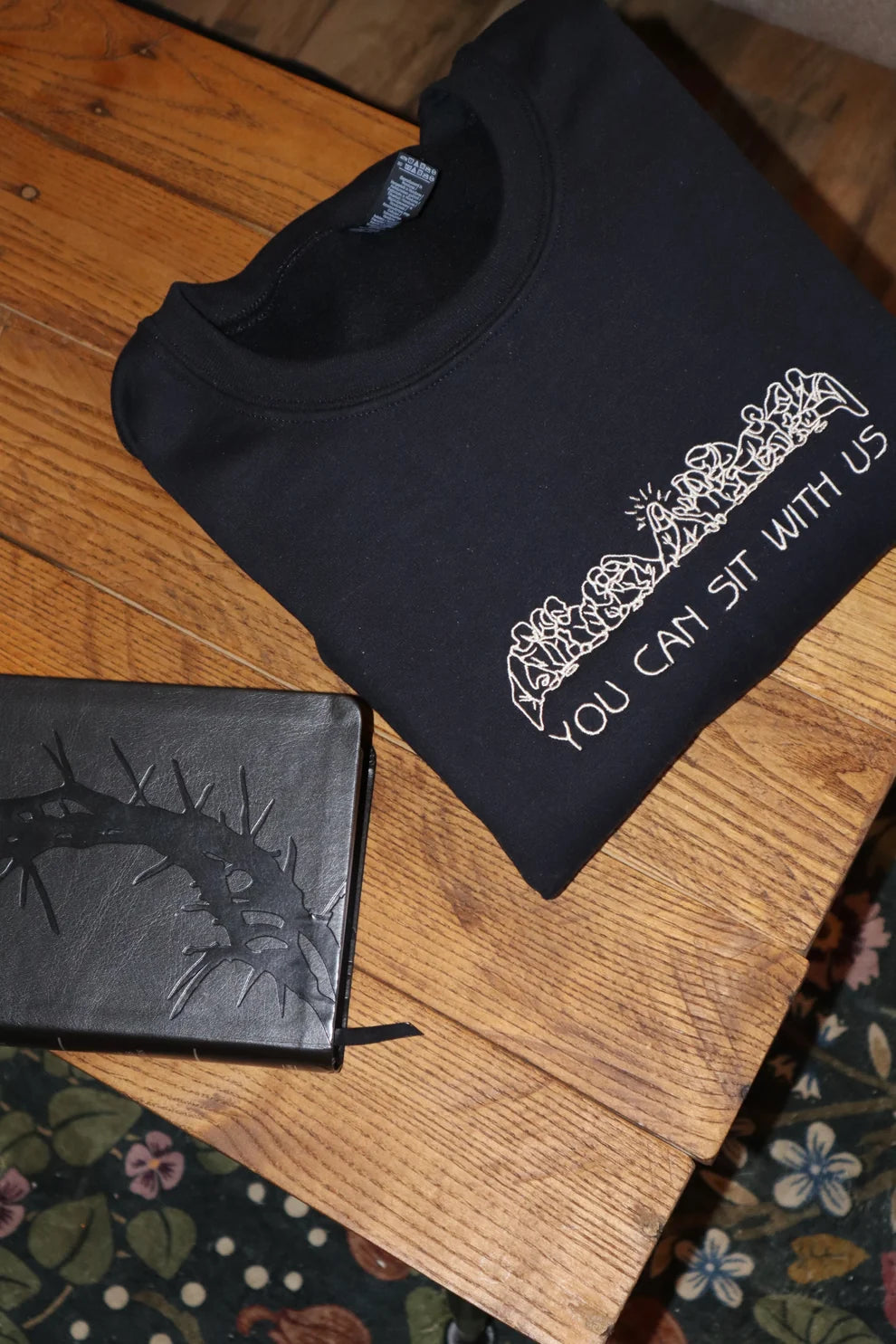 Embroidered You Can Sit With Us T-Shirt