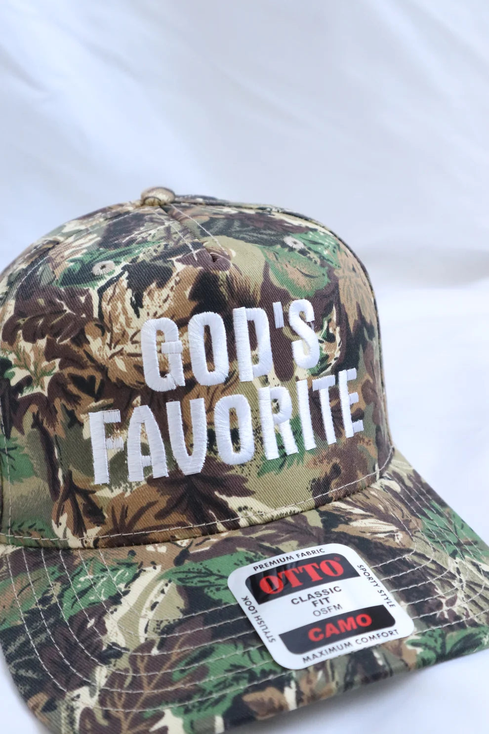 Embroidered God's Favorite Baseball Cap