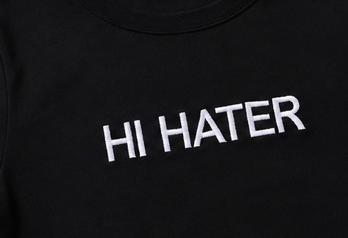 Embroidered Hi Bye Baby Tee